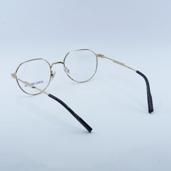 NEW DOLCE&GABBANA DG1349 1311 GOLD/MATTE BLACK EYEGLASSES - Picture 9 of 10